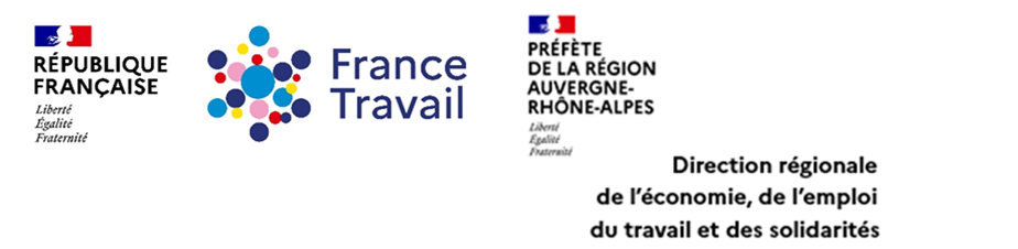 Logos France Travail et DREETS